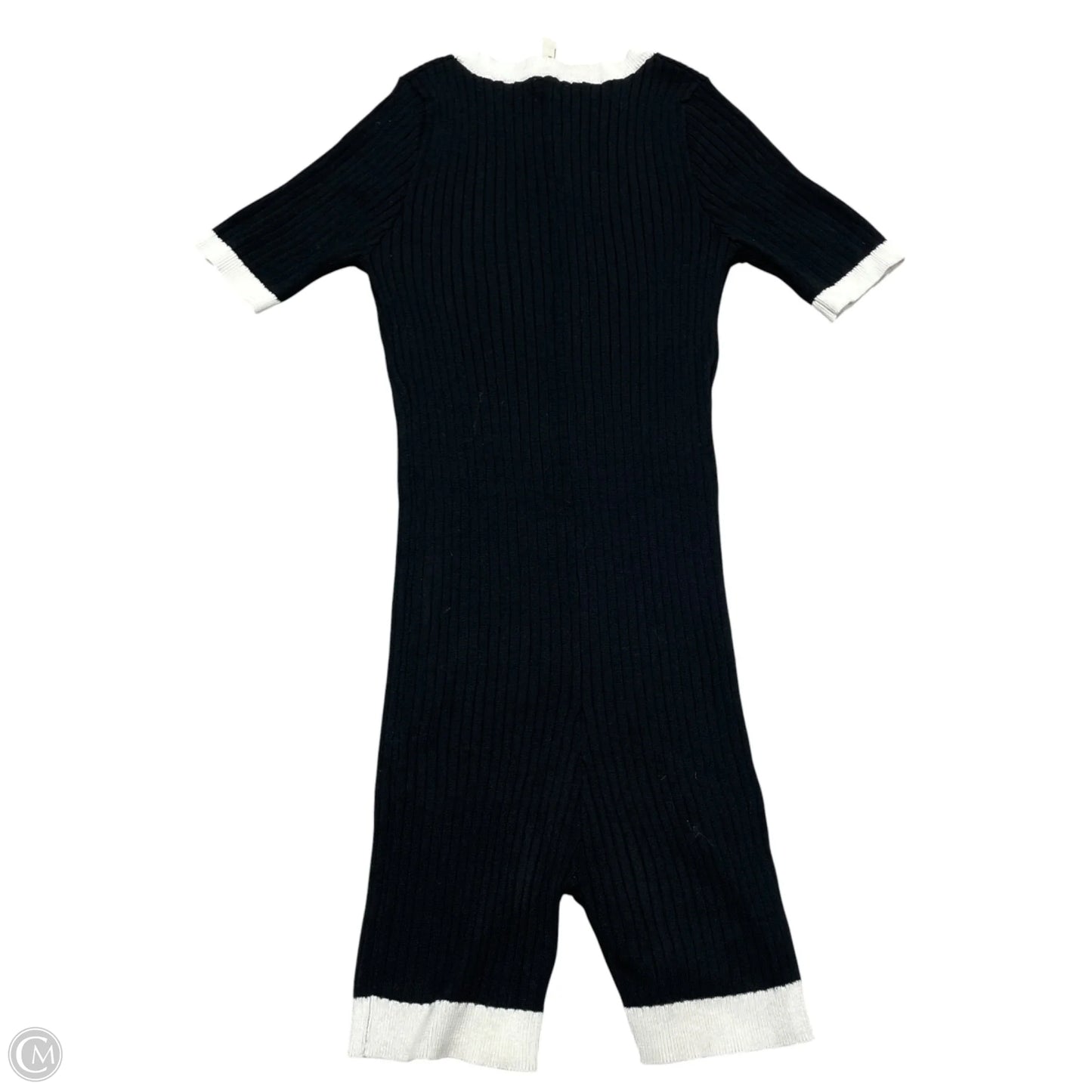 Romper By Free People In Black & White, Size: Xs