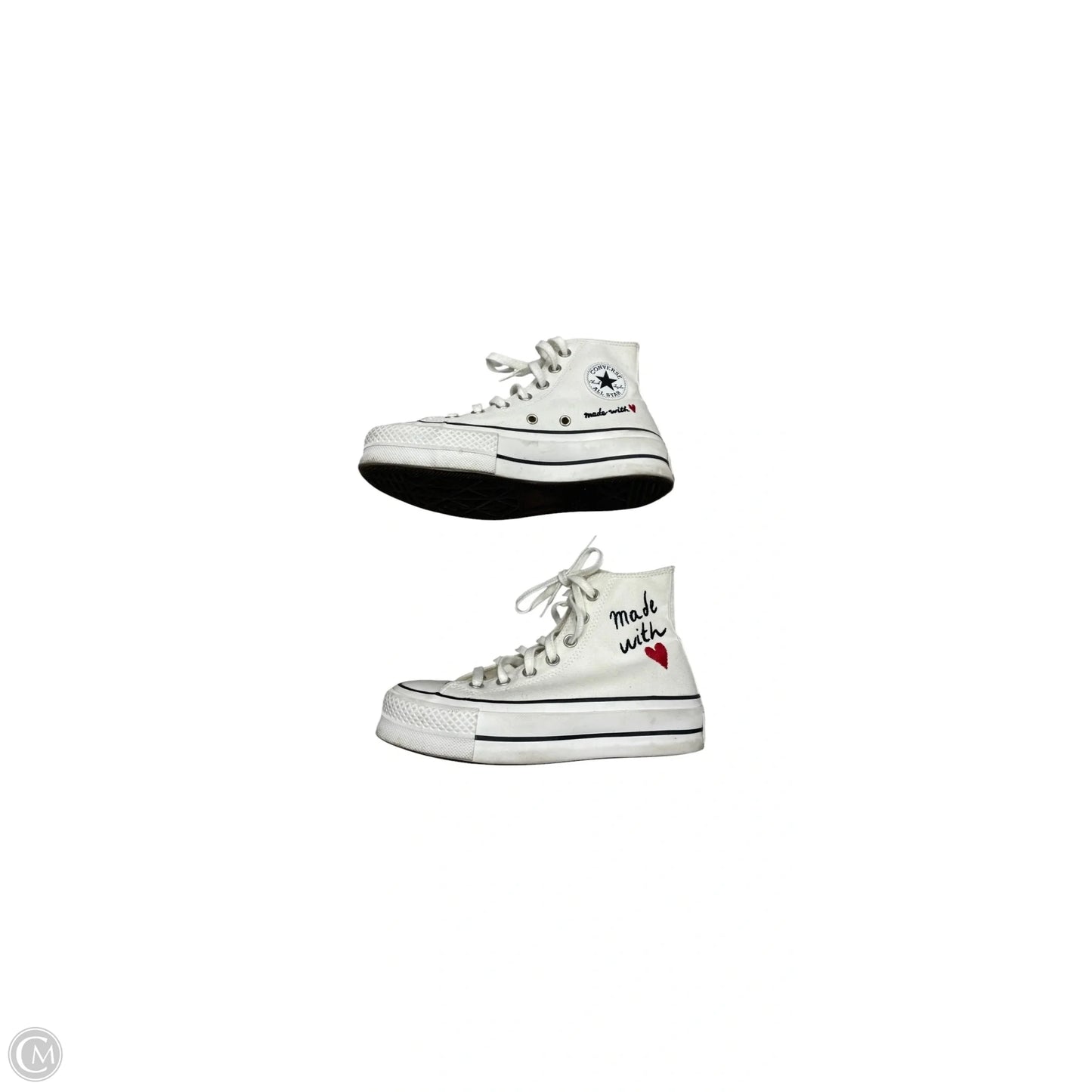 Shoes Sneakers Platform By Converse In White, Size: 5.5