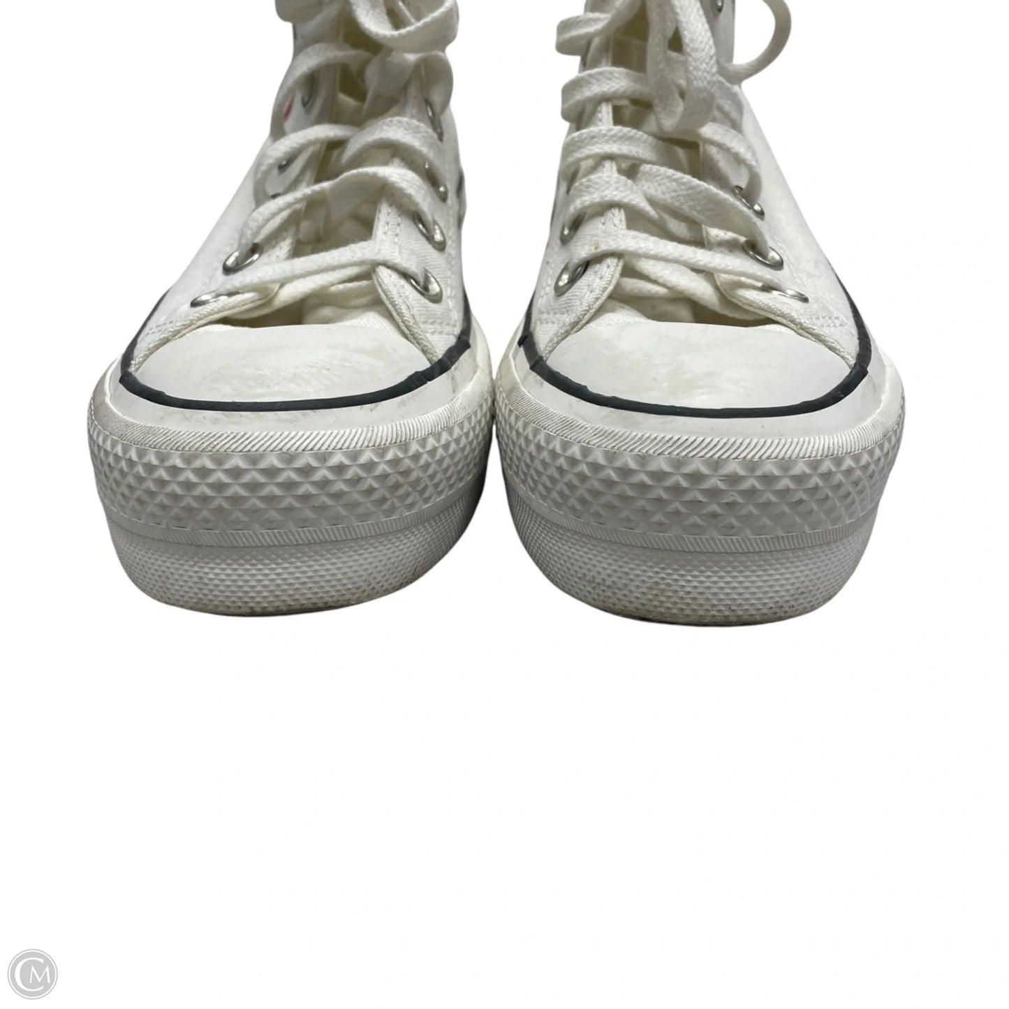 Shoes Sneakers Platform By Converse In White, Size: 5.5