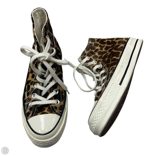 Shoes Sneakers By Converse In Animal Print, Size: 5