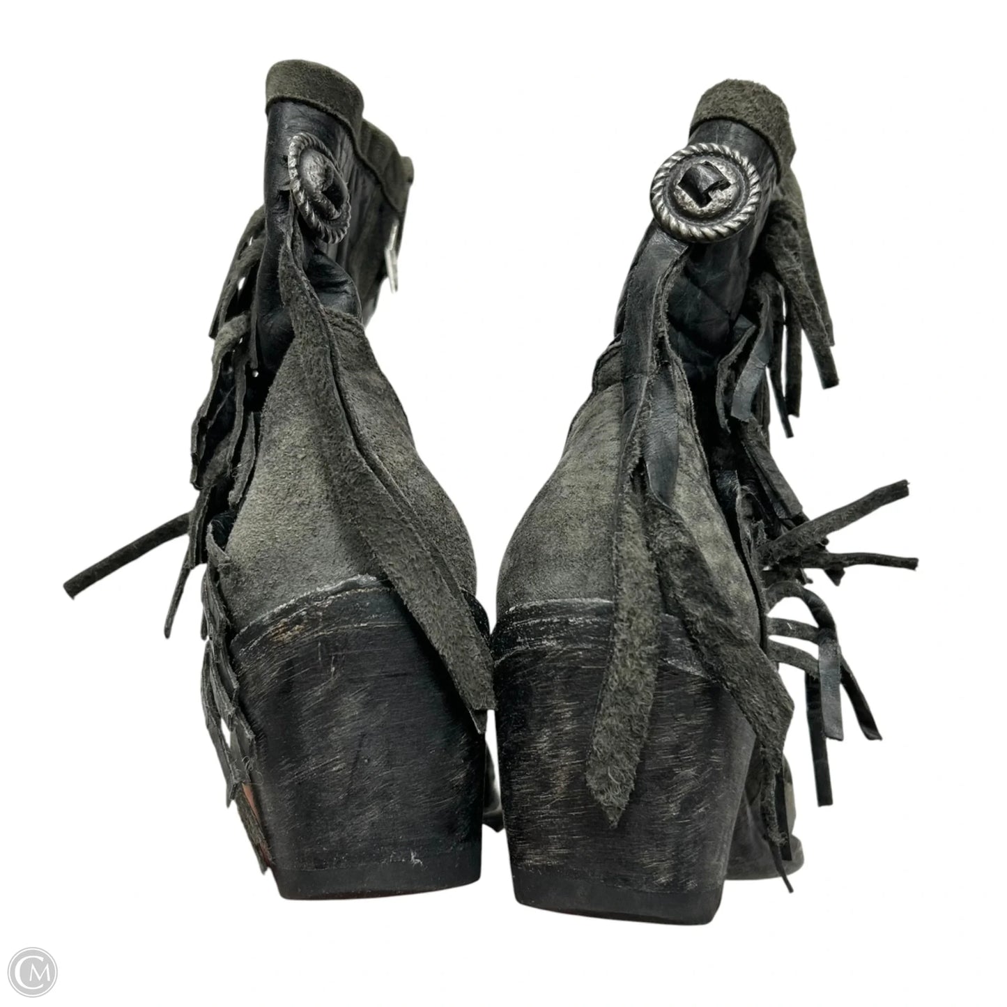 Boots Leather By Mexicana In Grey, Size: 6