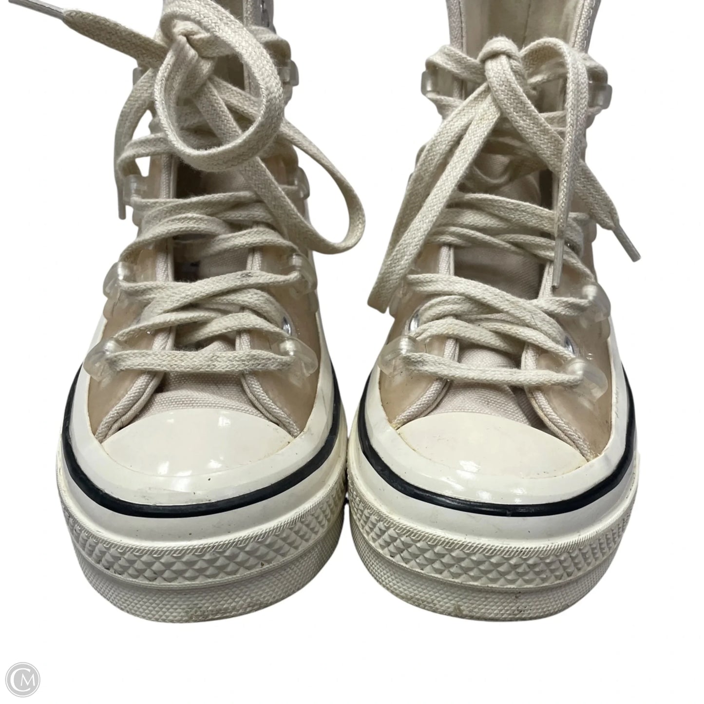Shoes Sneakers Platform By Converse In Beige, Size: 5.5