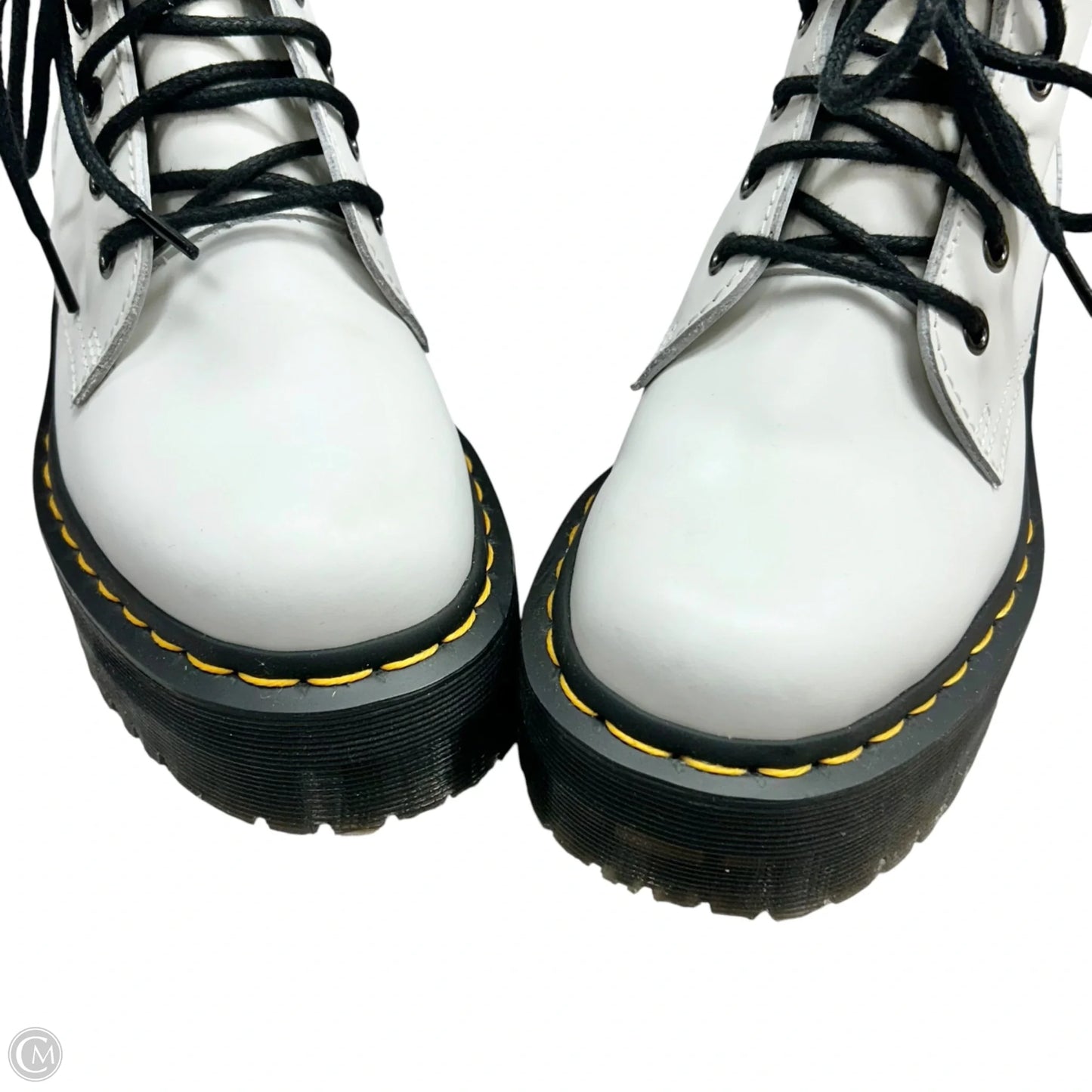 Boots Combat By Dr Martens In White, Size: 5