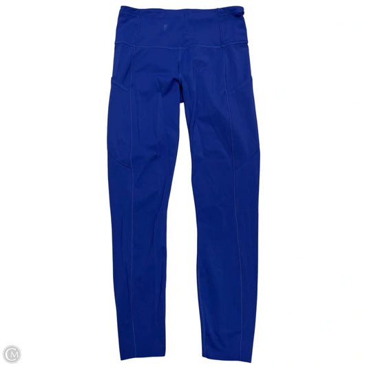 Athletic Leggings By Lululemon In Blue, Size: S