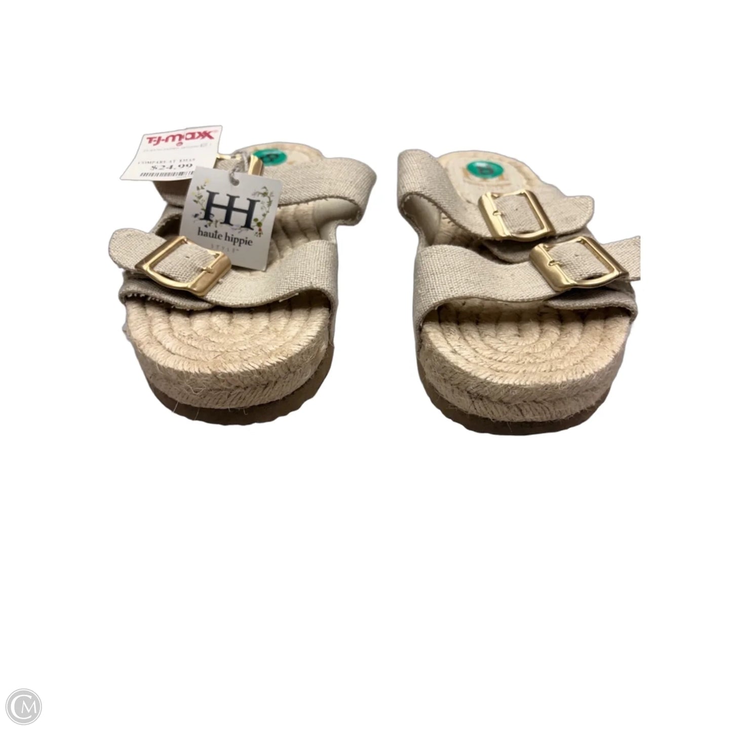 Sandals Flats By Haute Hippie In Beige, Size: 8