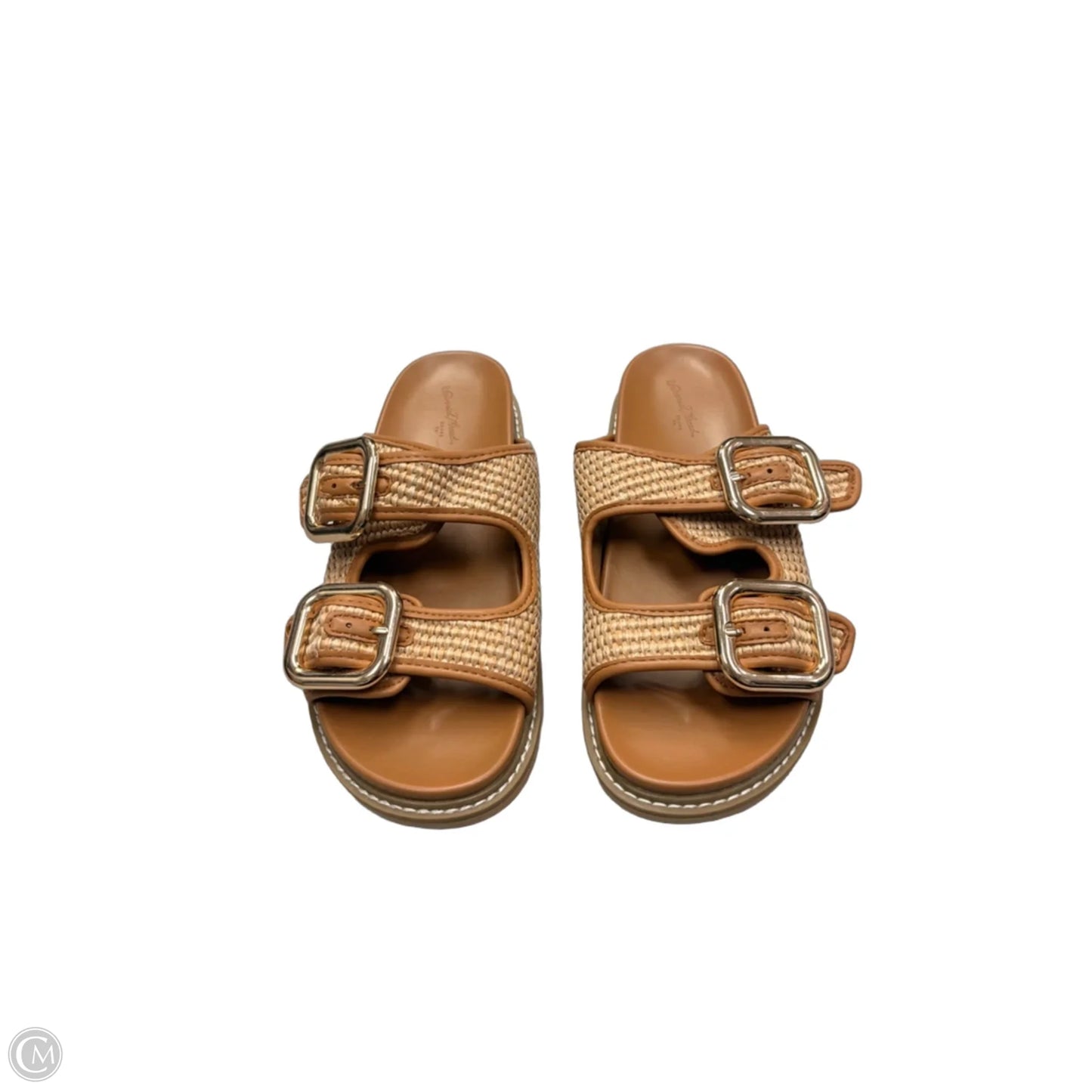 Sandals Flats By Universal Thread In Tan, Size: 8