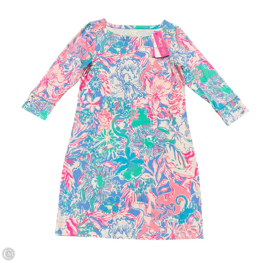 Dress Designer By Lilly Pulitzer In Blue & Pink, Size: Xl