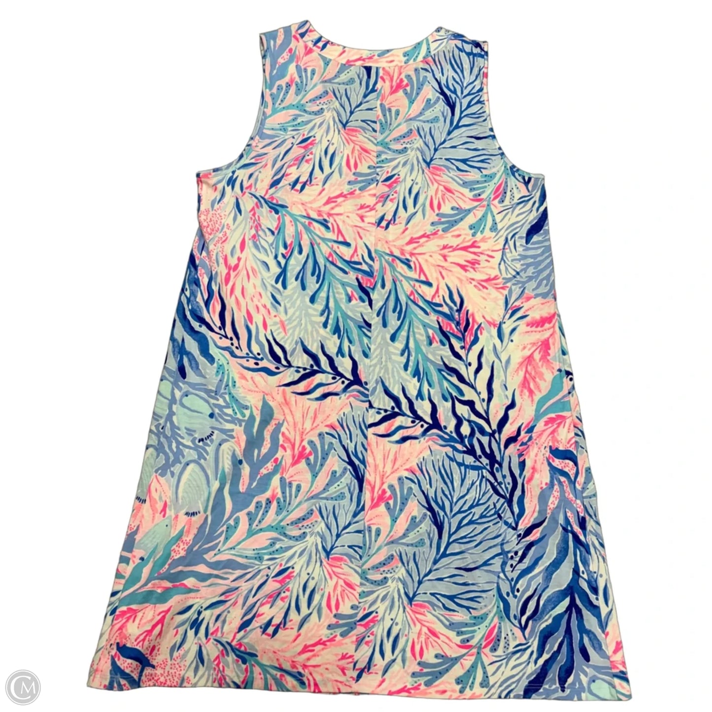 Dress Designer By Lilly Pulitzer In Blue & Pink, Size: L