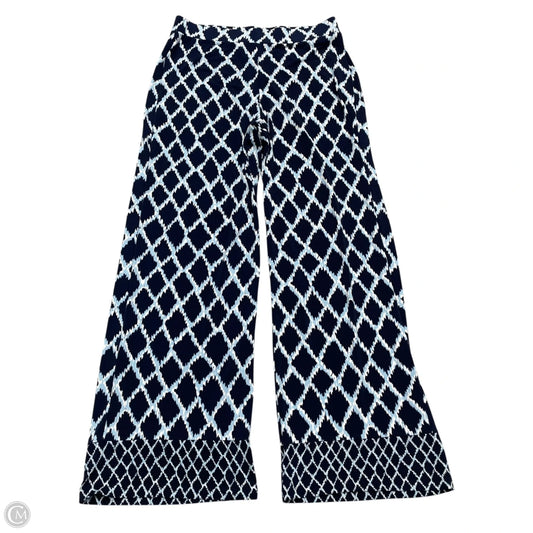 Pants Wide Leg By Michael By Michael Kors In Blue, Size: M