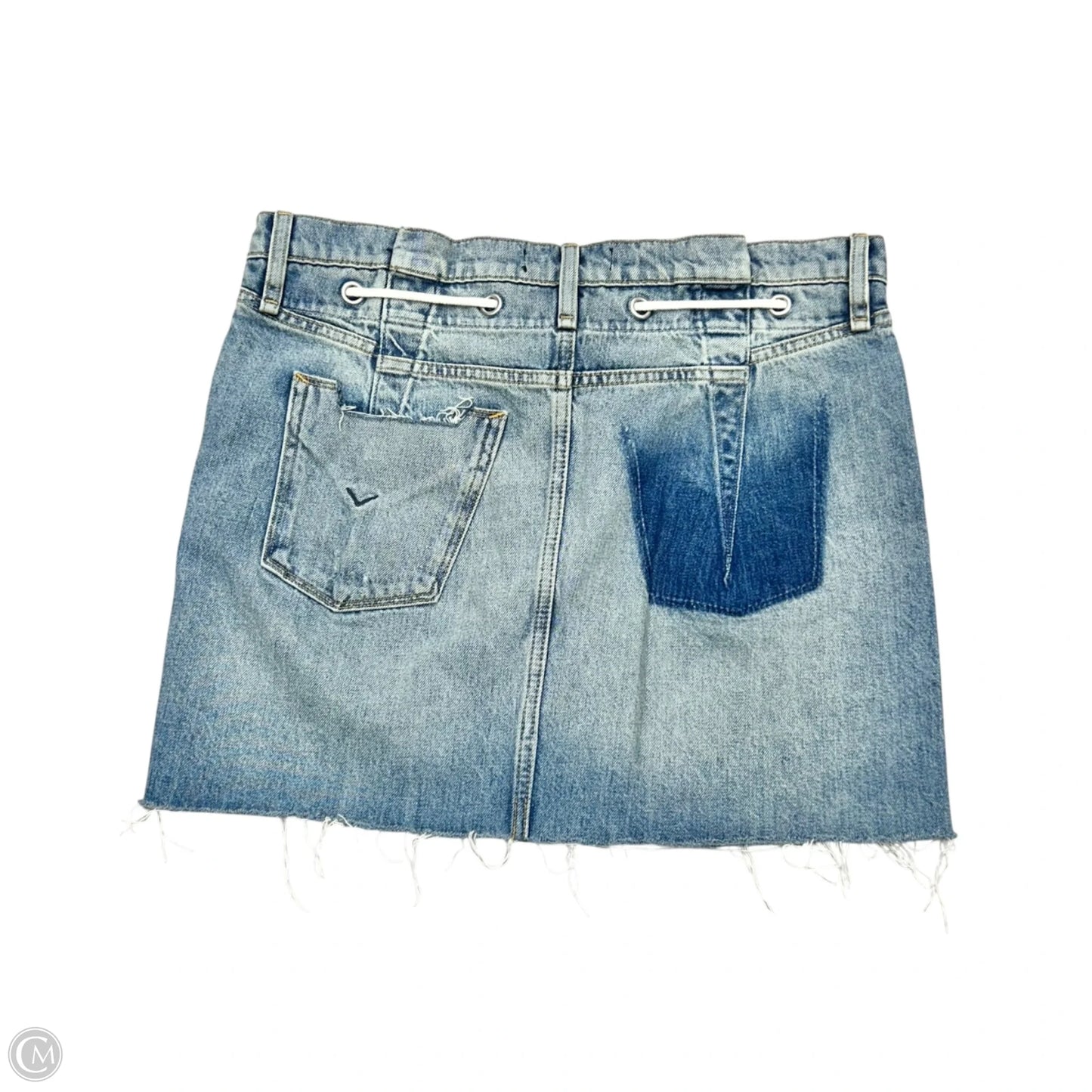 Skirt Mini & Short By Hudson In Blue Denim, Size: 8