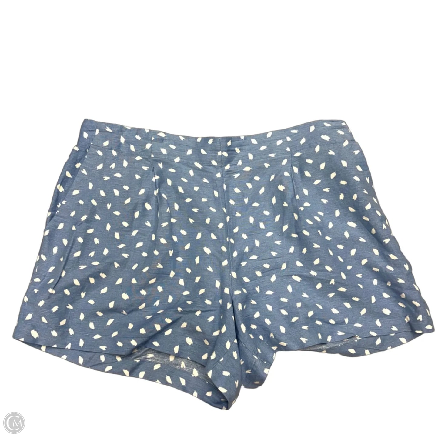 Shorts By Loft In Blue & White, Size: L