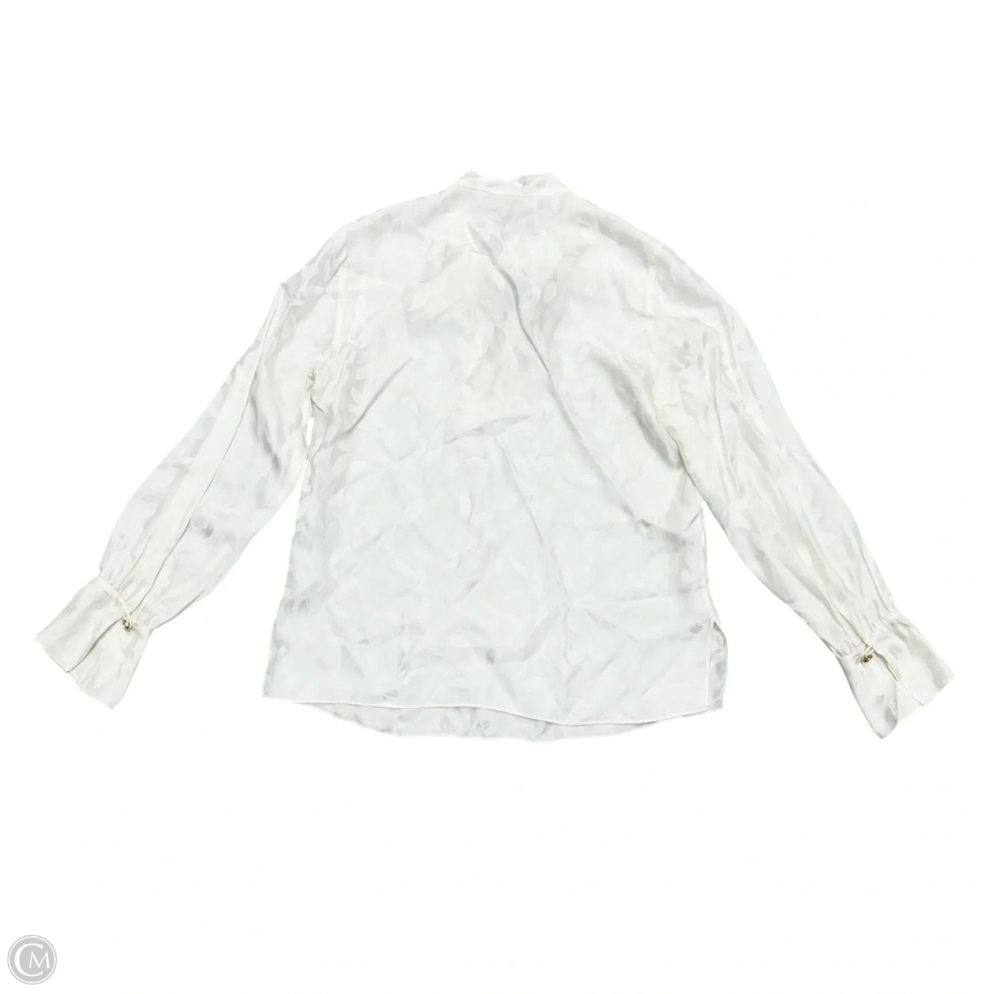 Blouse Designer By Diane Von Furstenberg In Ivory, Size: S