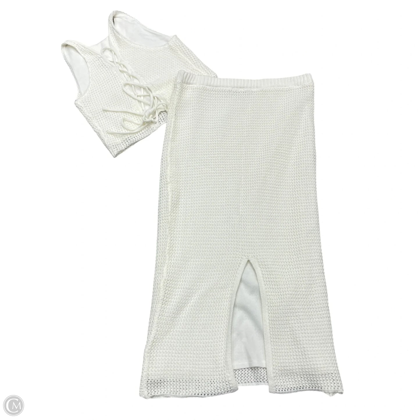 Skirt Set 2pc By Lulus In Cream, Size: L