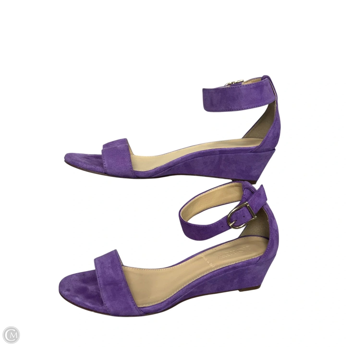 Sandals Heels Wedge By J. Crew In Purple, Size: 5