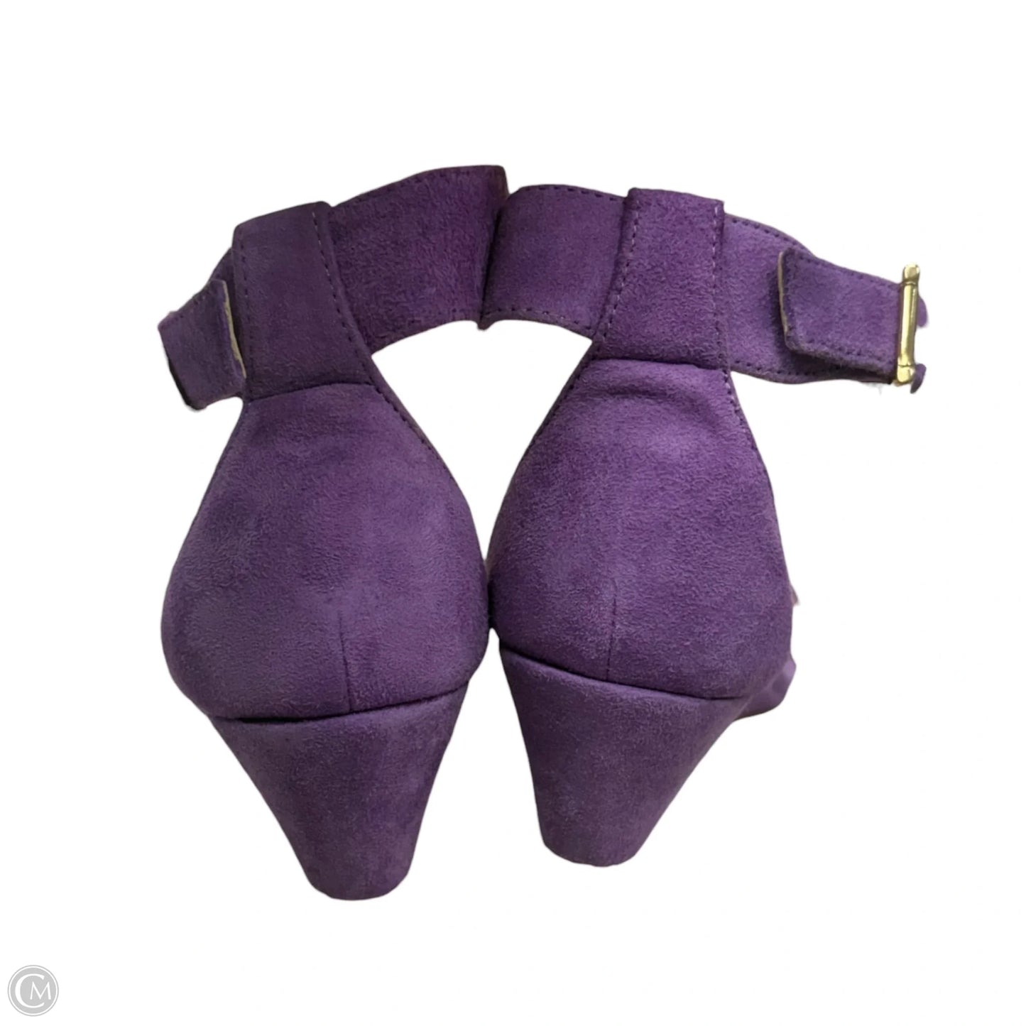 Sandals Heels Wedge By J. Crew In Purple, Size: 5