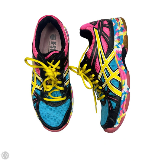 Shoes Athletic By Asics In Blue & Pink, Size: 7.5