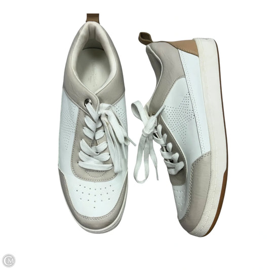 Shoes Sneakers By Universal Thread In Tan & White, Size: 8