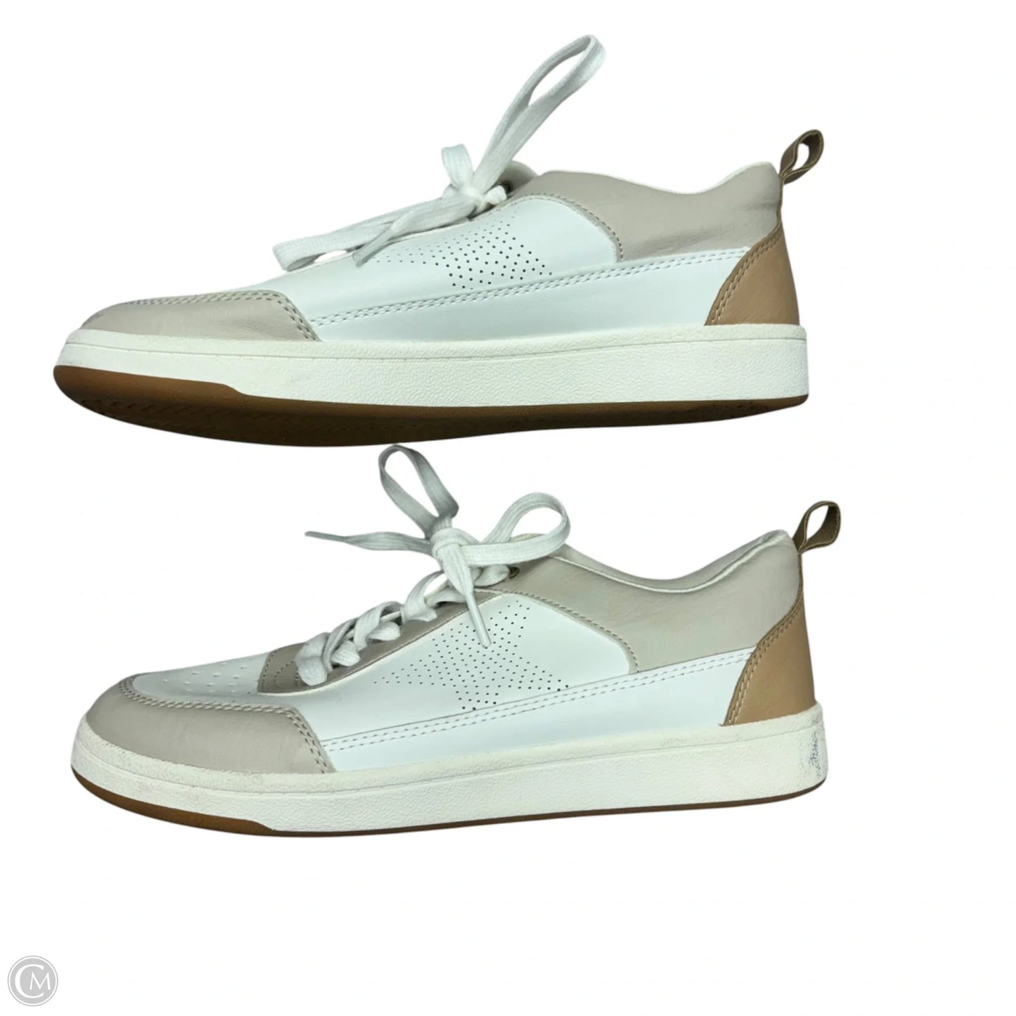 Shoes Sneakers By Universal Thread In Tan & White, Size: 8