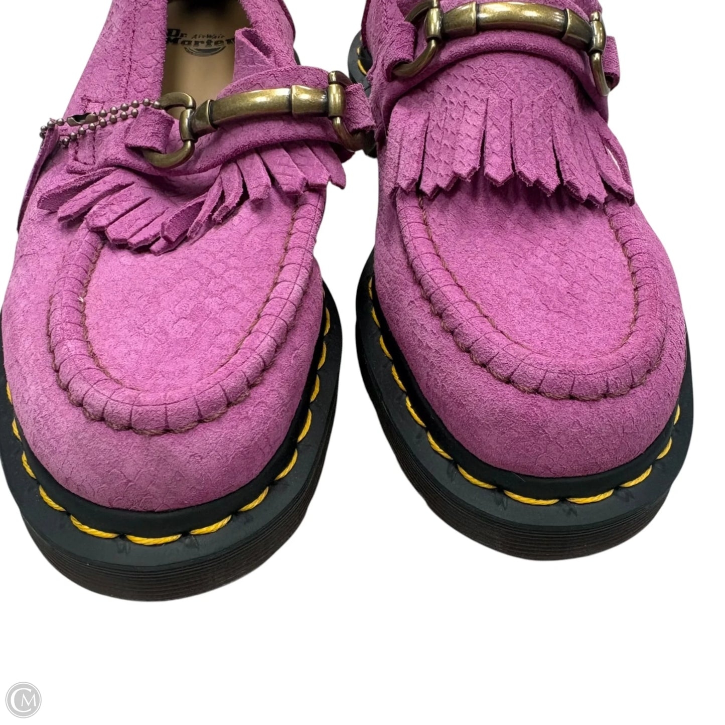 Shoes Heels Platform By Dr Martens In Purple, Size: 6