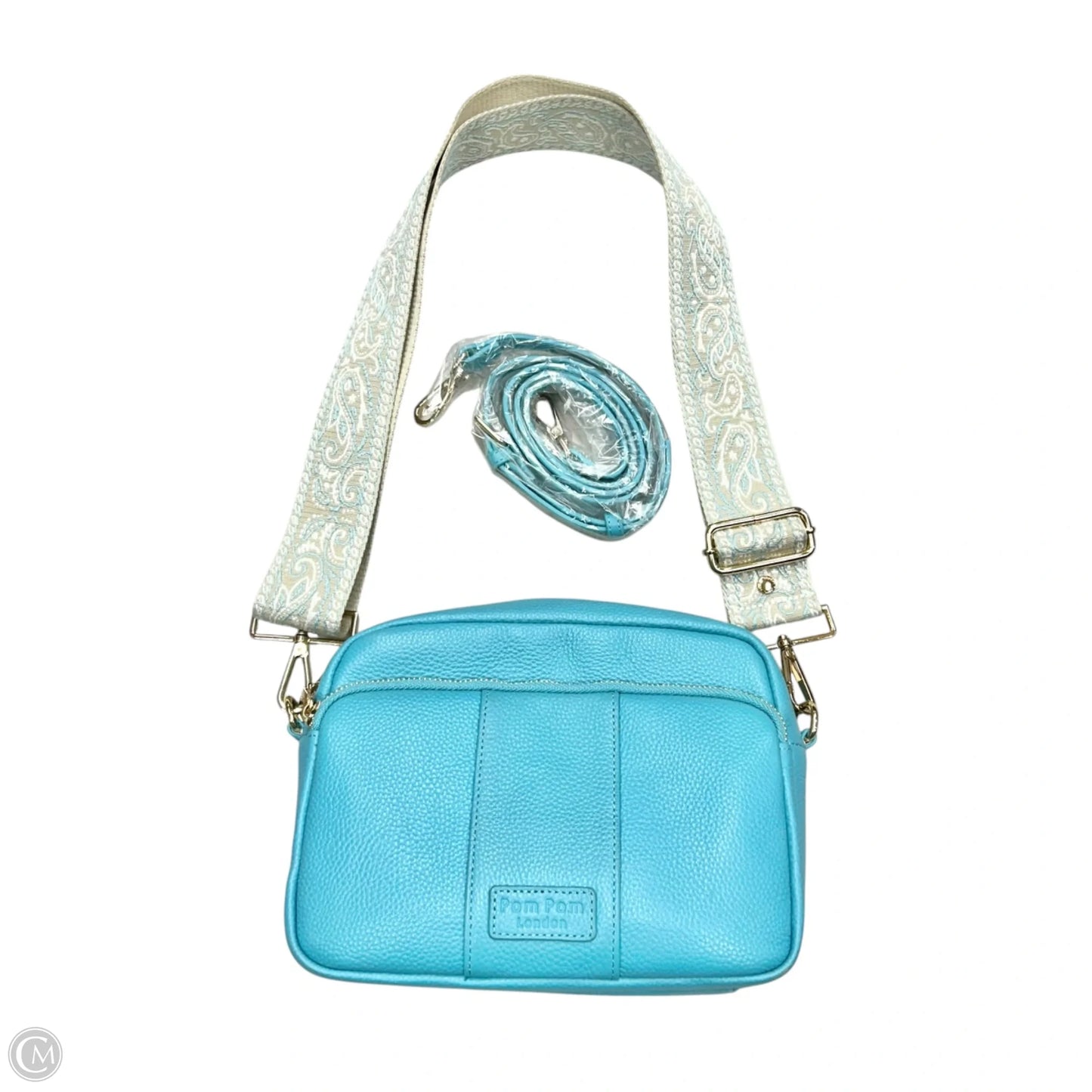 Crossbody Leather By Pom Pom London, Size: Small