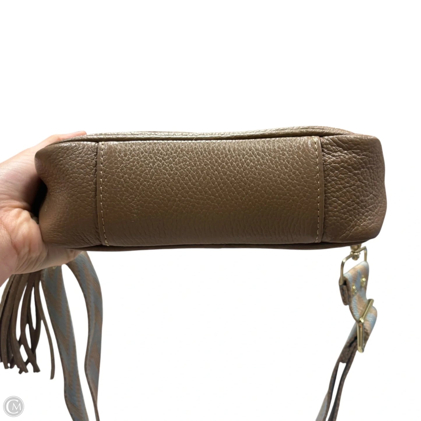 Crossbody Leather By Elie Beaumont, Size: Small