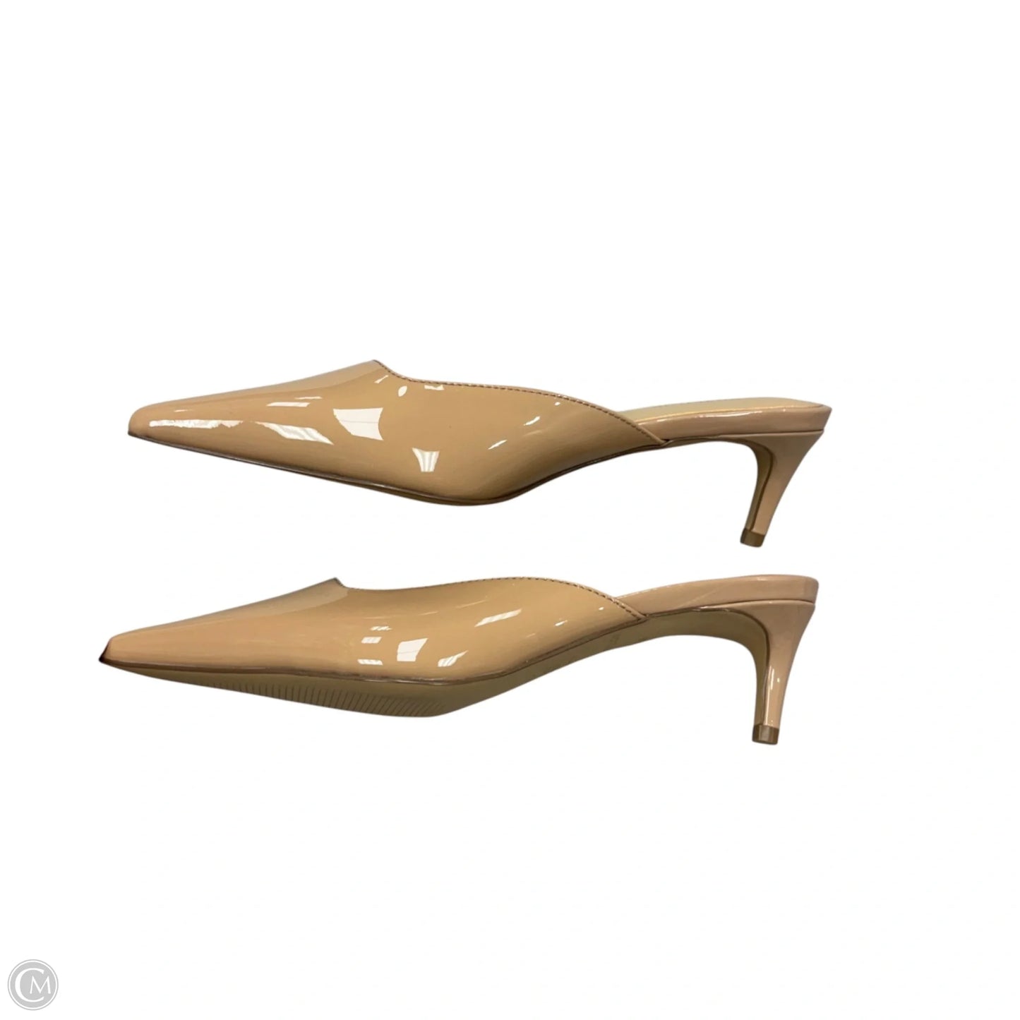 Shoes Heels Kitten By Ann Taylor In Tan, Size: 5.5