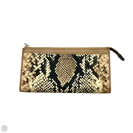 Wallet Designer By Coach, Size: Large