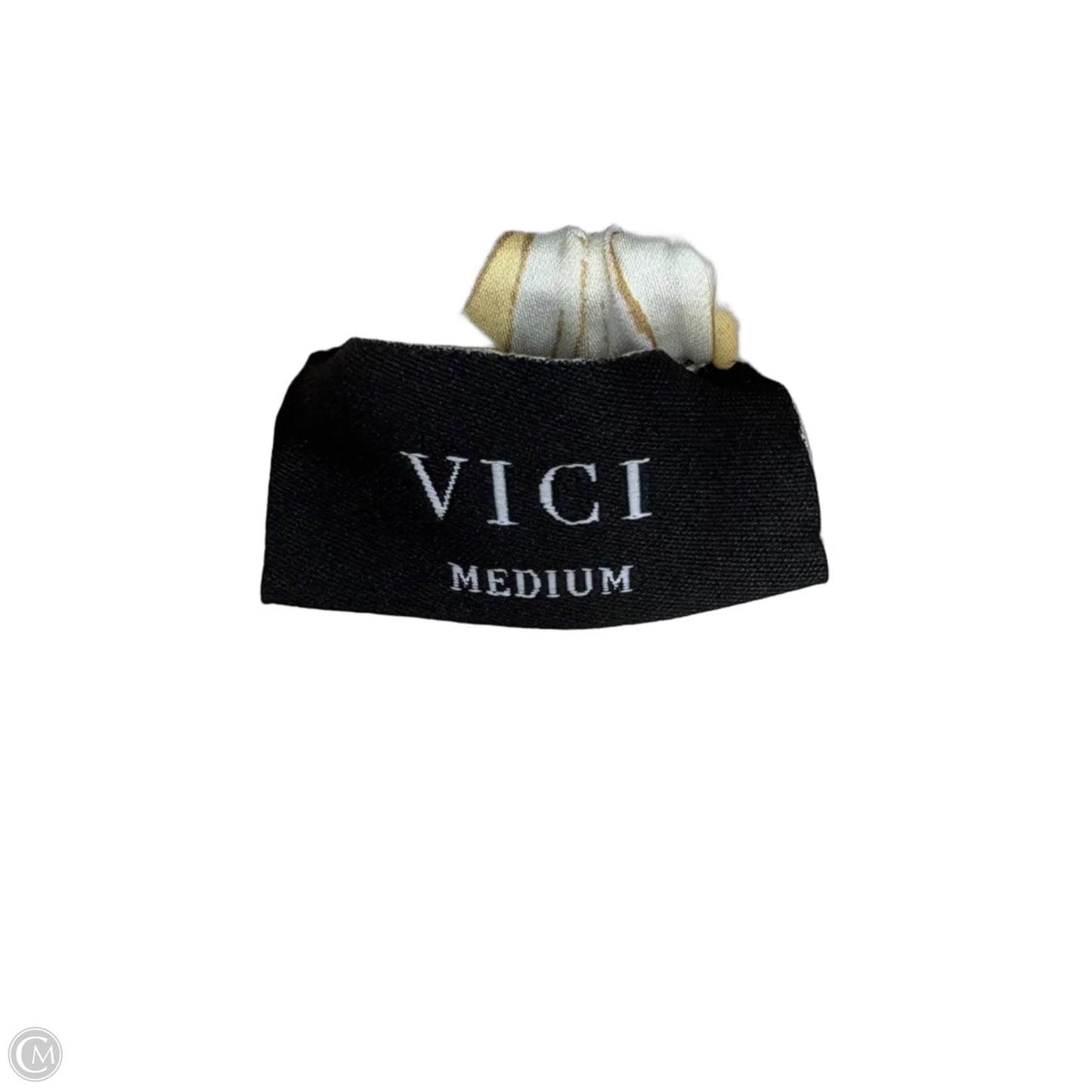 Shorts By Vici In White & Yellow, Size: M