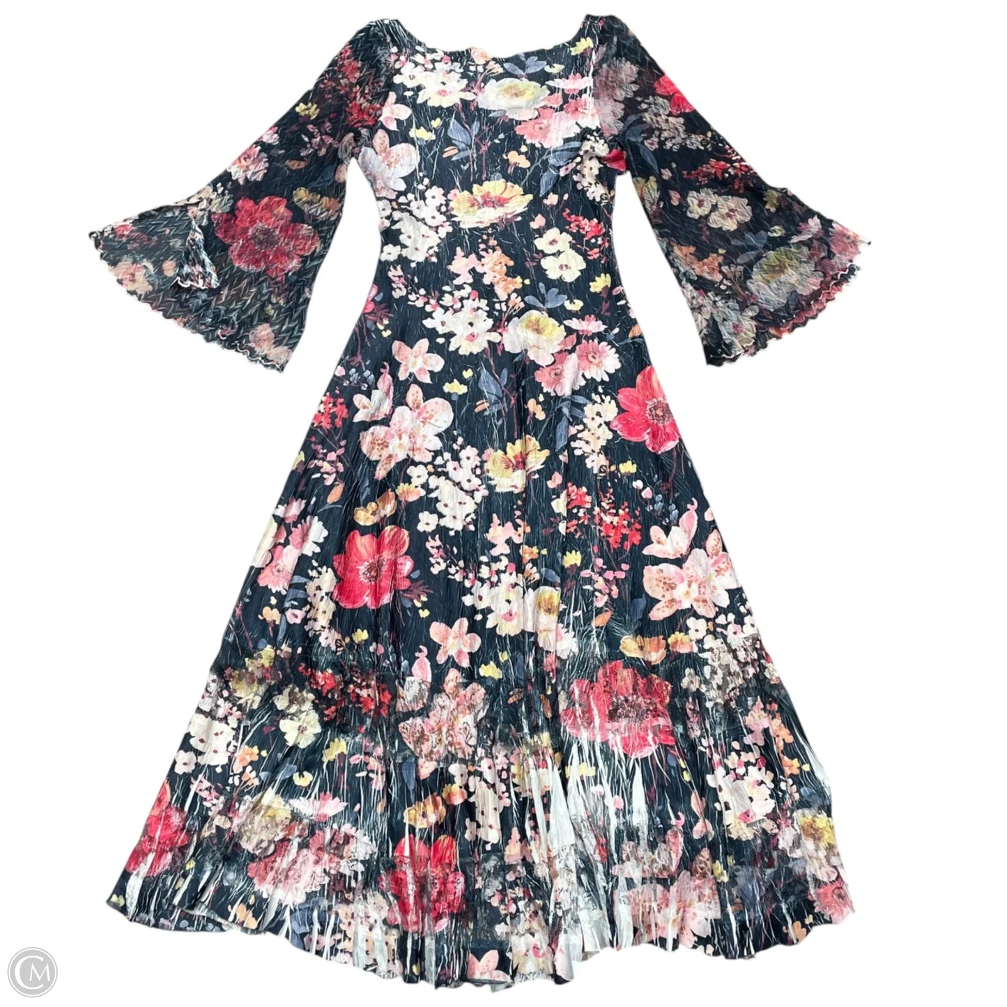 Dress Casual Maxi By Komarov In Floral Print, Size: S