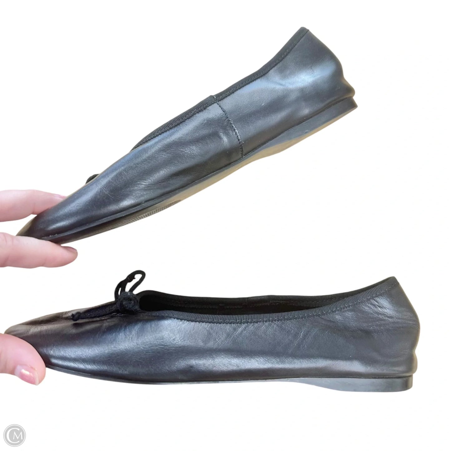 Shoes Flats By Mng In Black, Size: 6.5