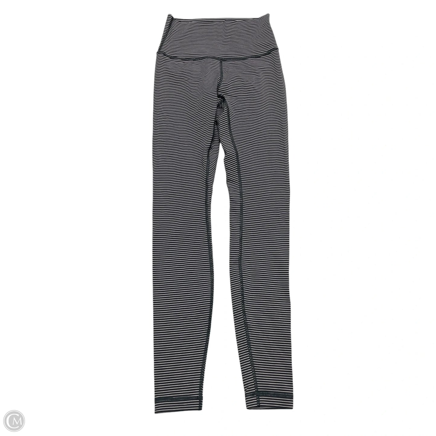 Athletic Leggings By Lululemon In Grey & Pink, Size: S