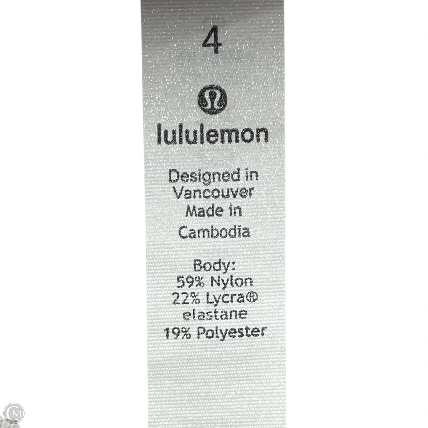 Athletic Leggings By Lululemon In Grey & Pink, Size: S