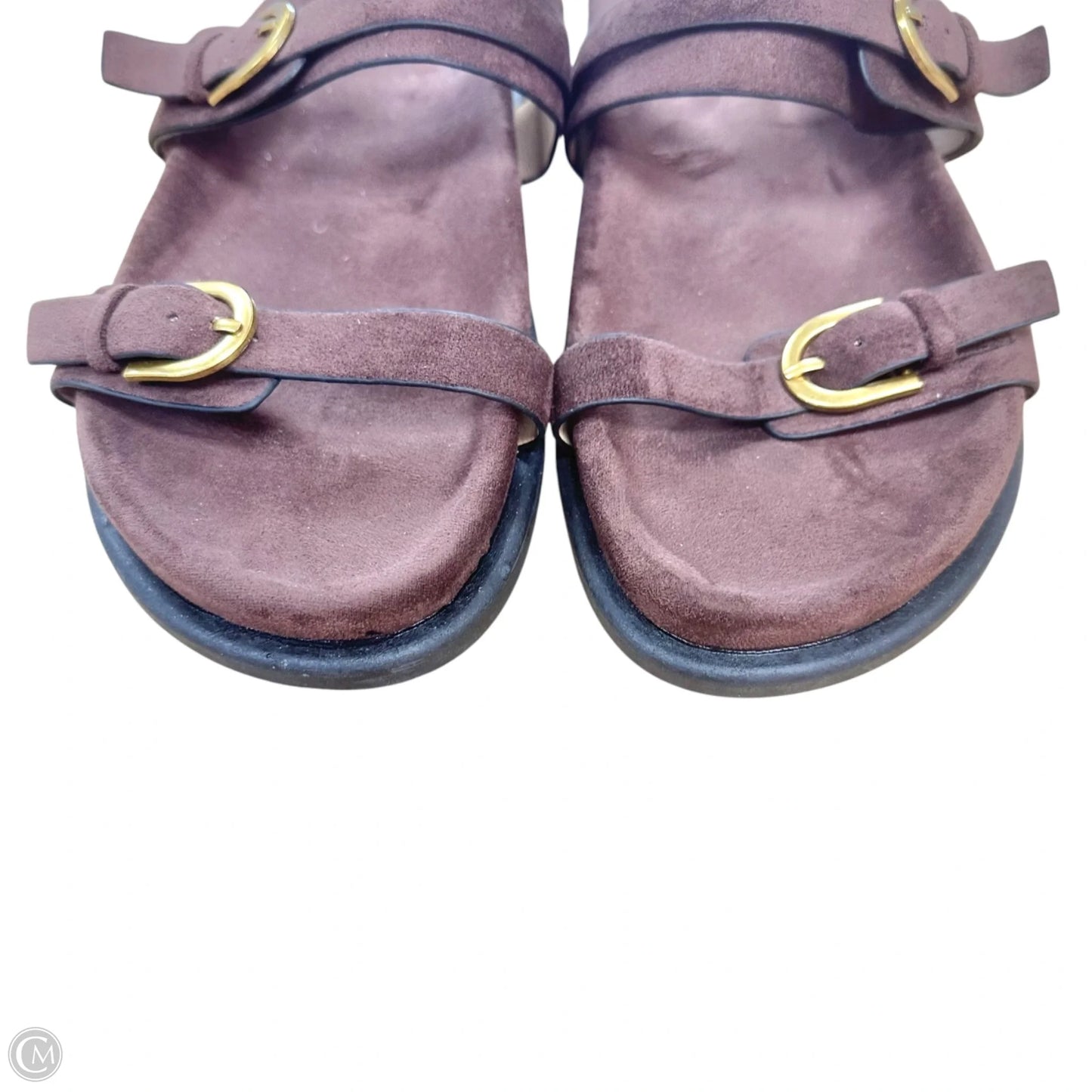 Sandals Flats In Brown, Size: 8.5