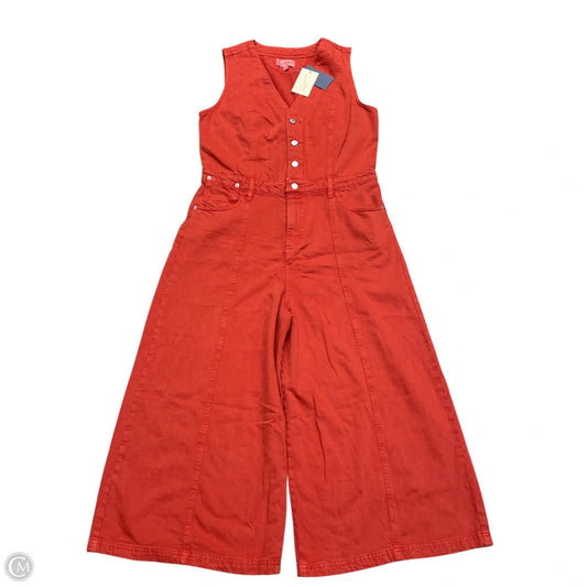 Jumpsuit By Universal Thread In Red Denim, Size: L