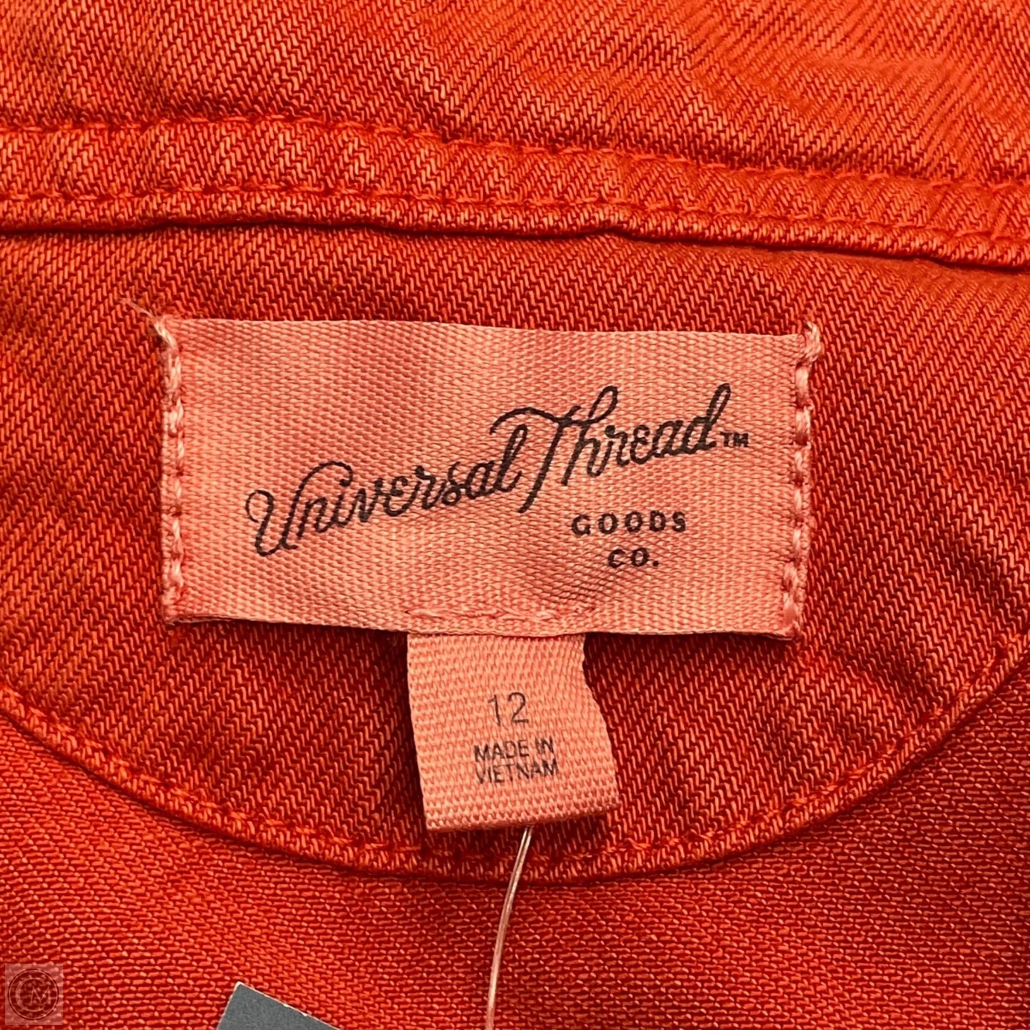 Jumpsuit By Universal Thread In Red Denim, Size: L