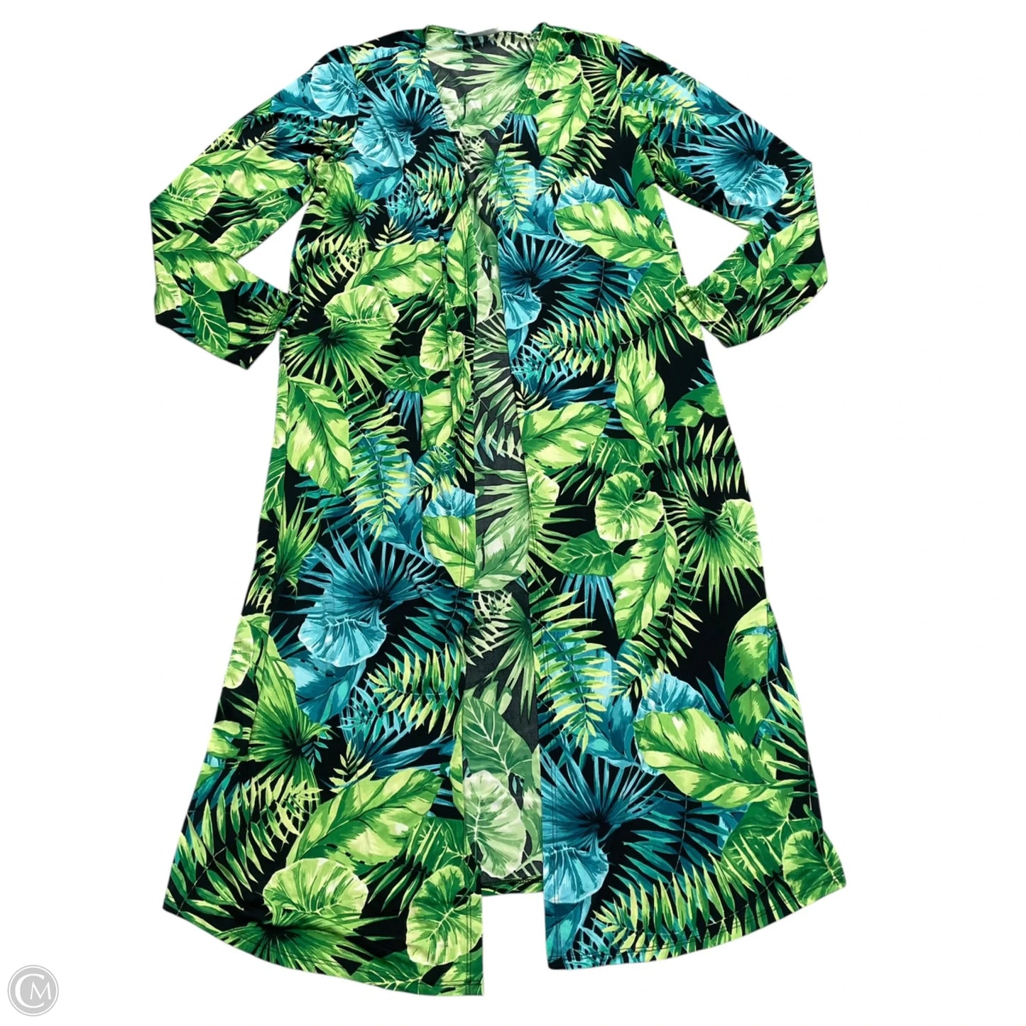 Skirt Set 3pc By Ashley Stewart In Black & Green, Size: 1x