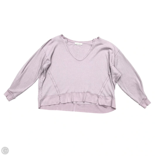Top Long Sleeve By We The Free In Mauve, Size: Xs