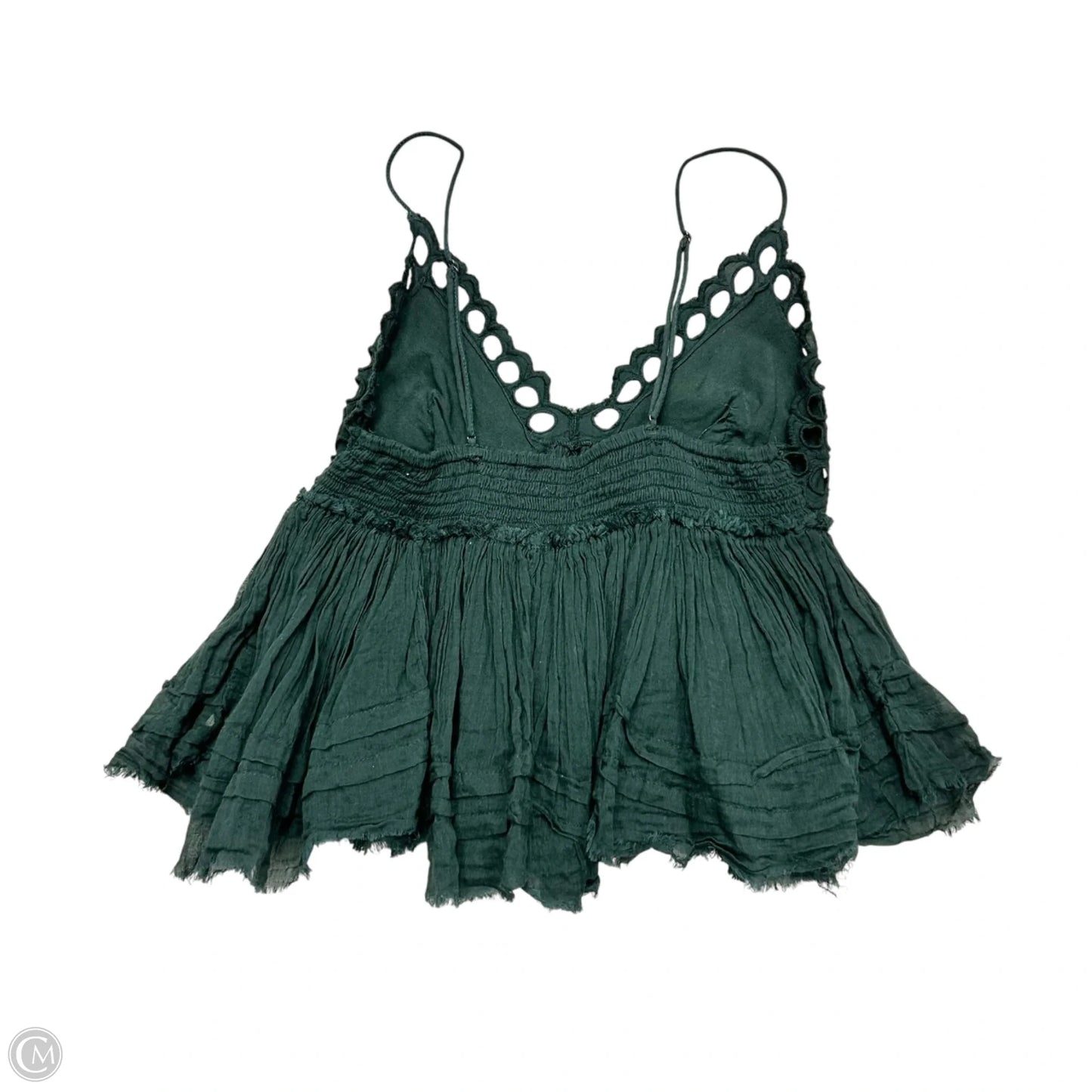 Top Sleeveless By Free People In Green, Size: S