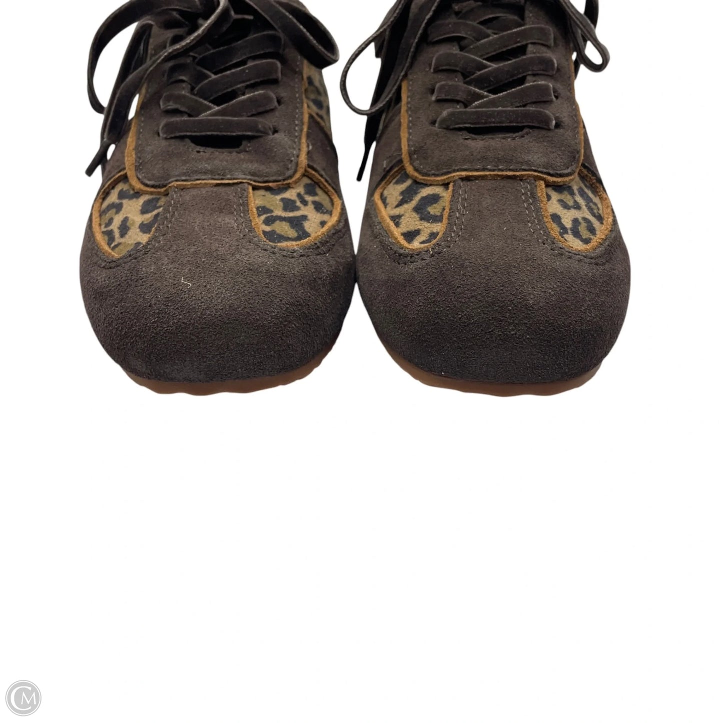 Shoes Sneakers By Kelsi Dagger In Brown & Cream, Size: 7.5