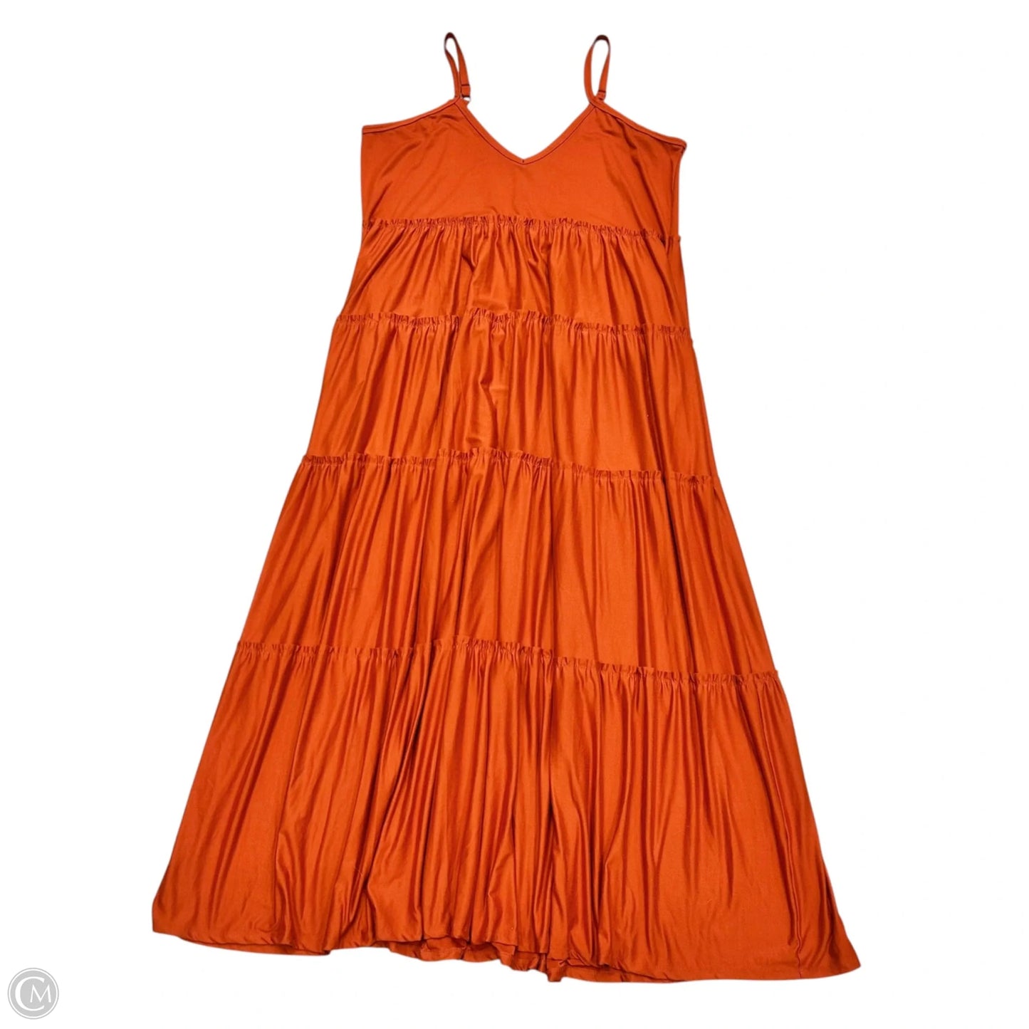 Dress Casual Maxi By Zenana In Orange, Size: L