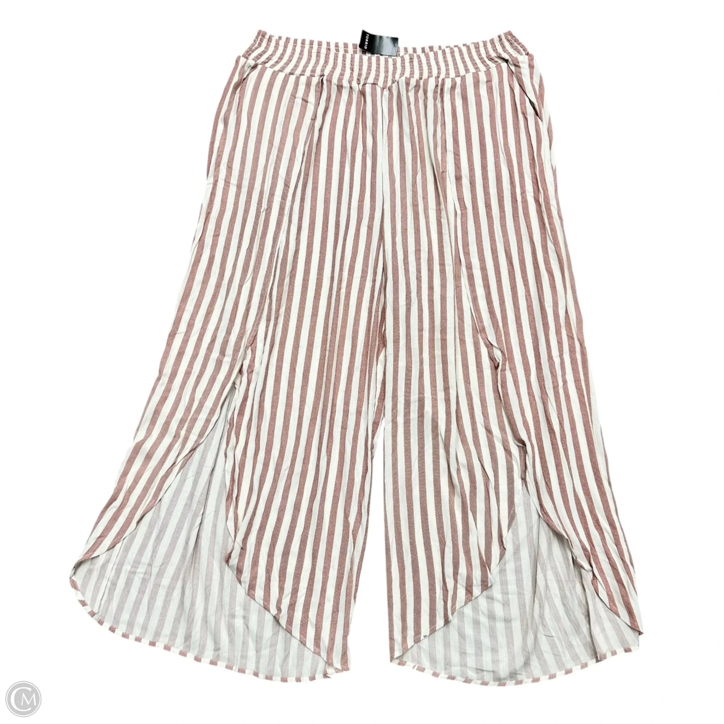 Pants Wide Leg By Torrid In Red & Tan, Size: 3x
