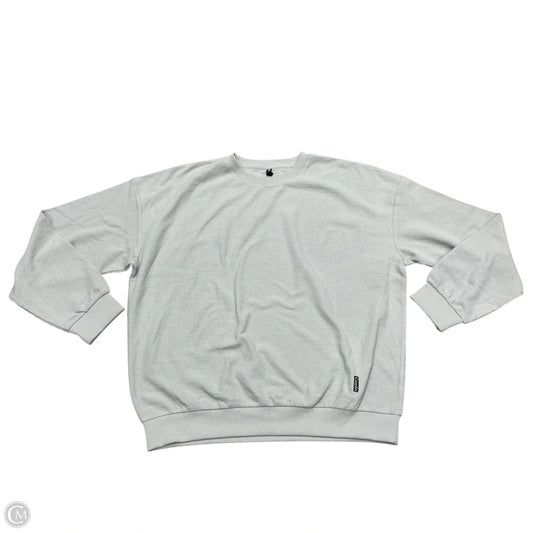 Top Long Sleeve By Comfrt In Grey, Size: 3x