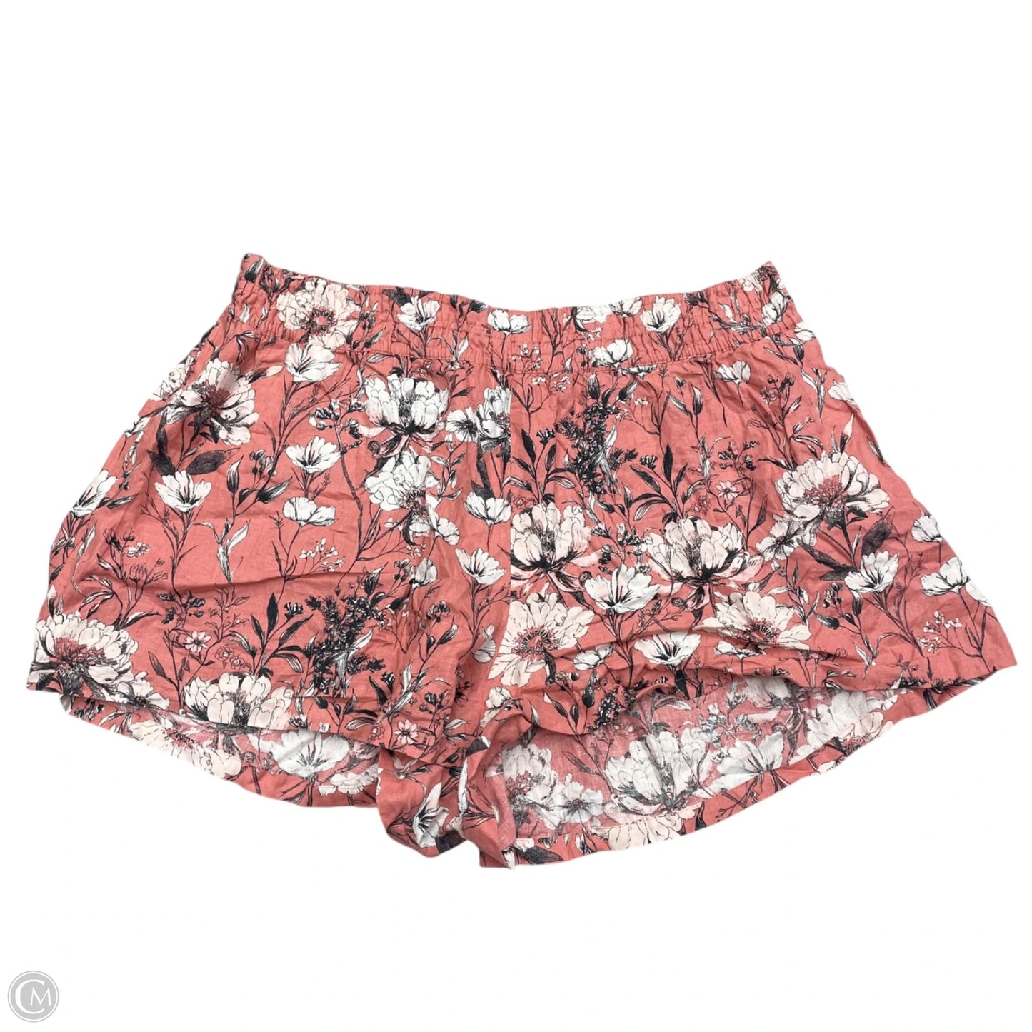 Shorts By Anthropologie In Pink & White, Size: 3x