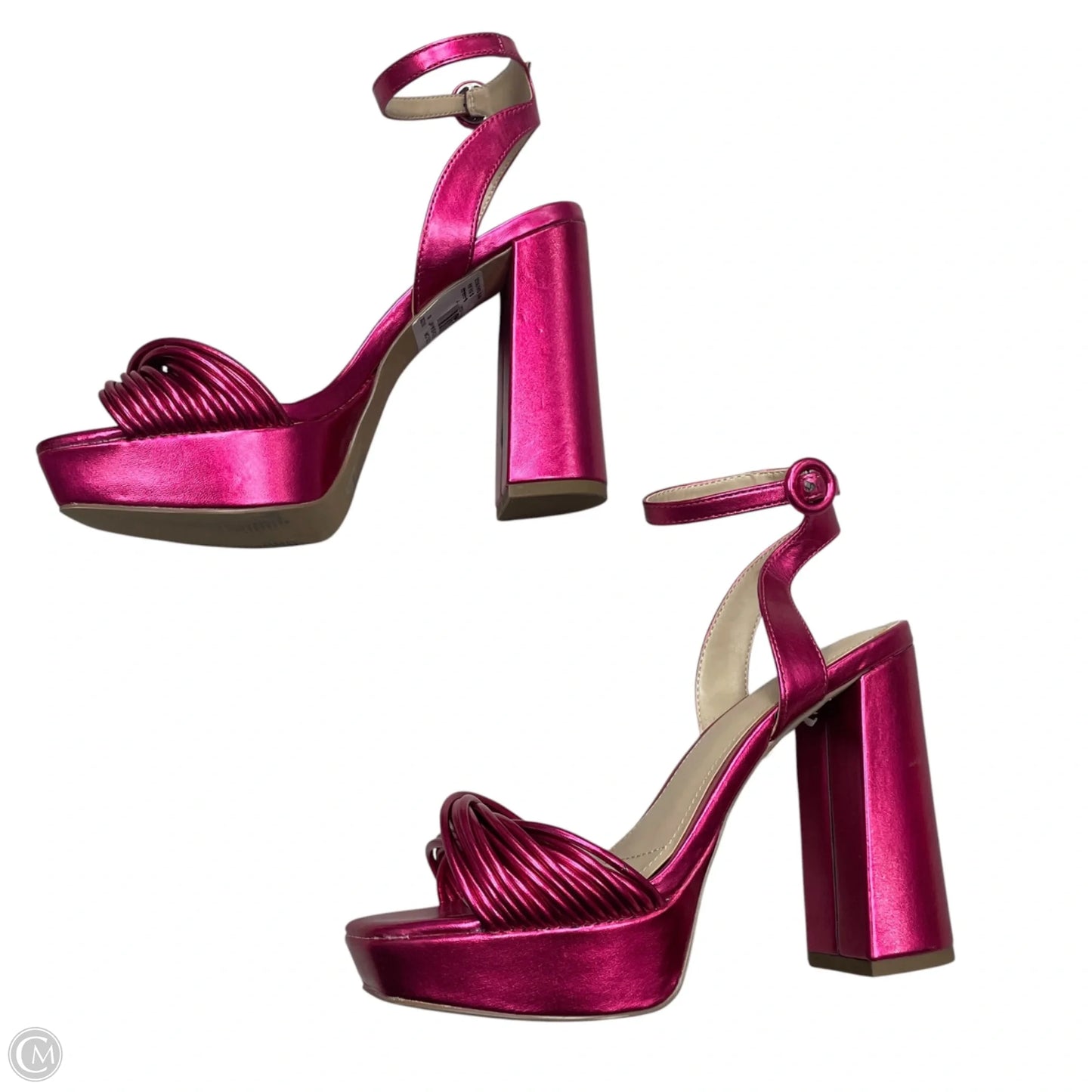 Sandals Heels Block By Charles By Charles David In Pink, Size: 6