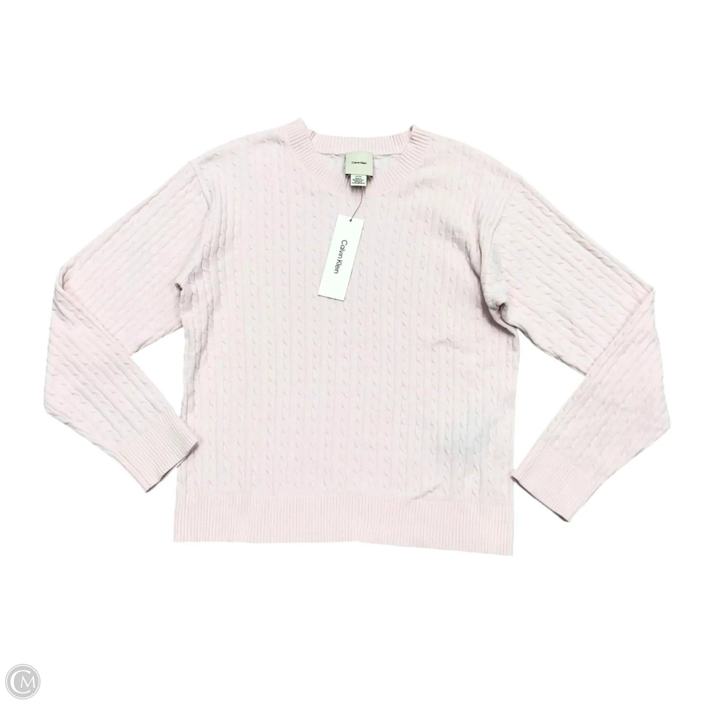 Sweater By Calvin Klein In Pink, Size: S