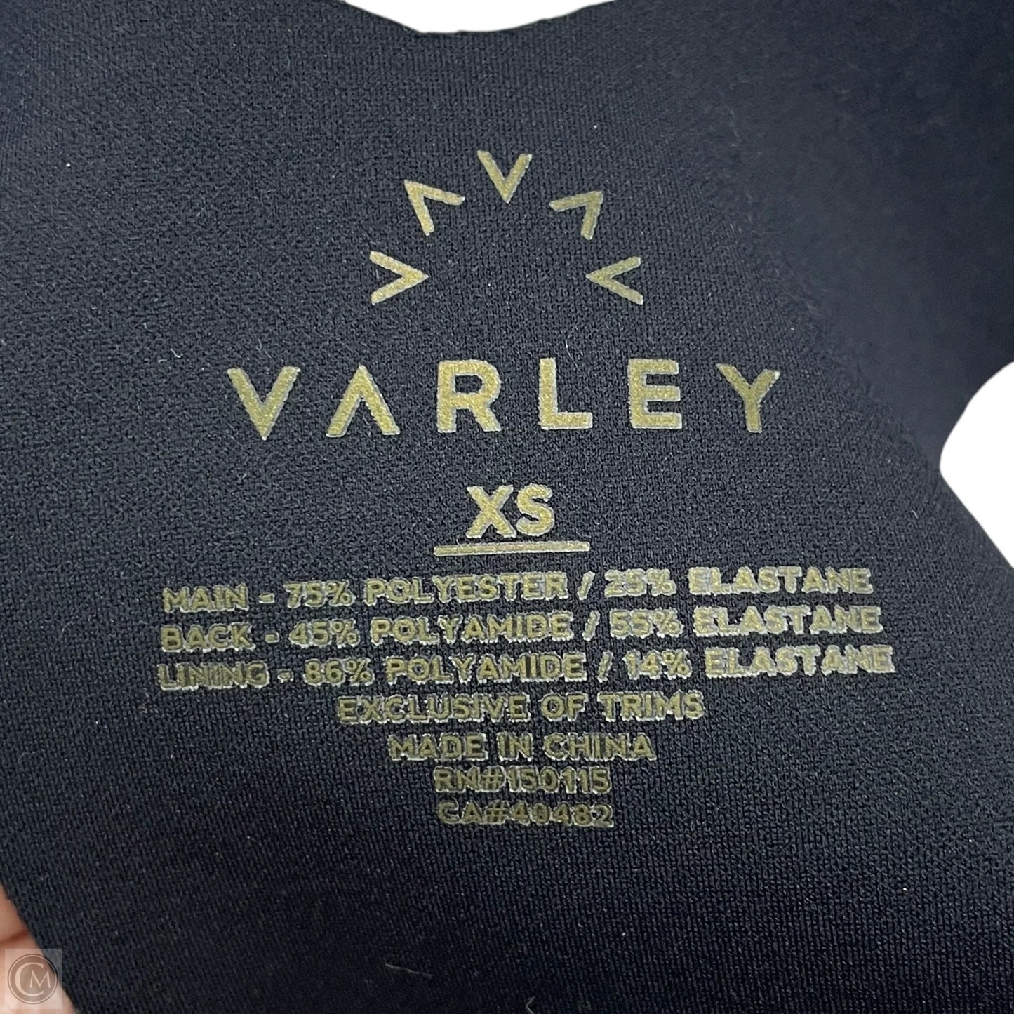Athletic Bra By Varley In Snakeskin Print, Size: Xs
