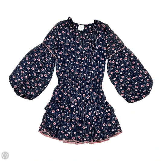 Dress Designer By Misa In Blue & Purple, Size: Xs