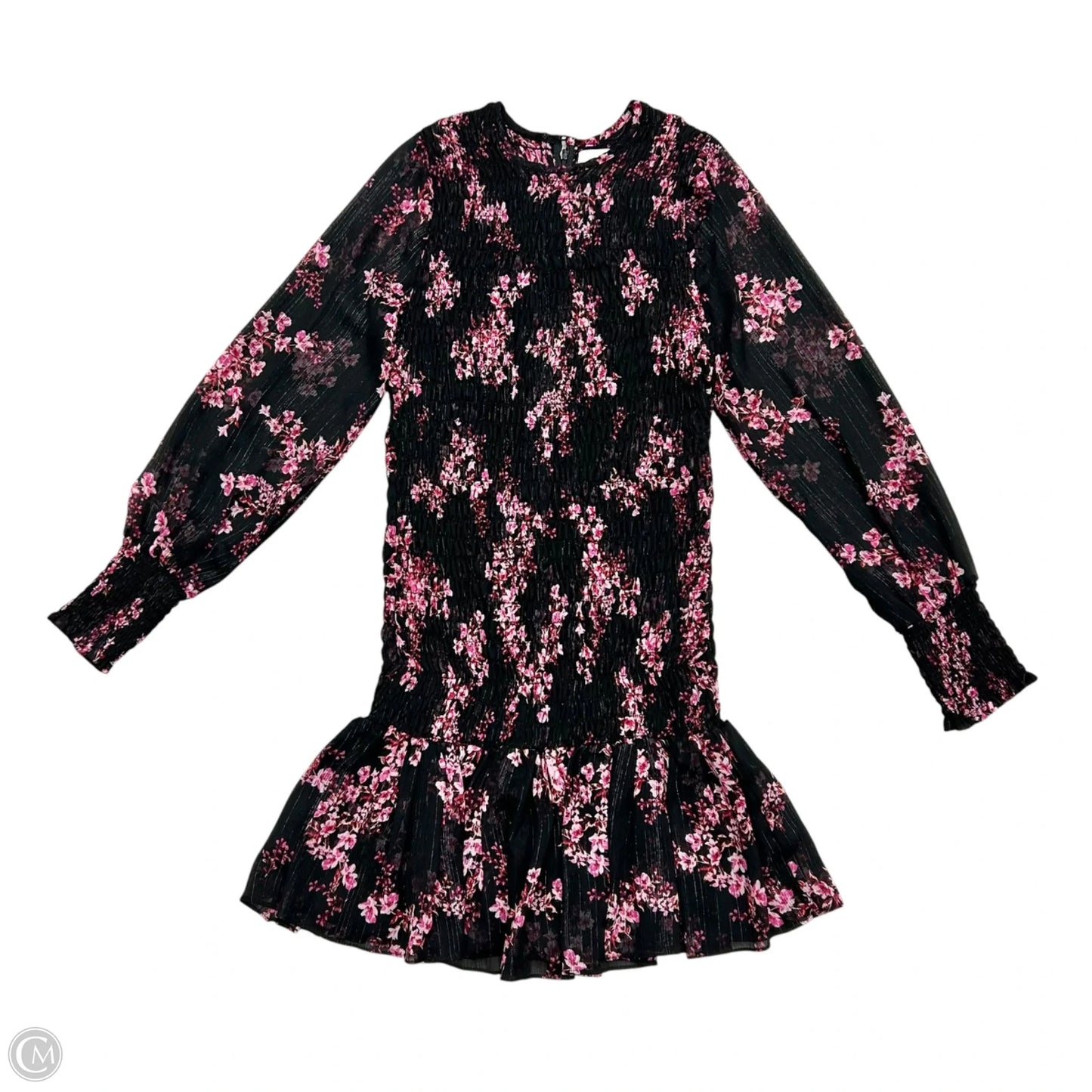 Dress Designer By Misa In Black & Pink, Size: Xs