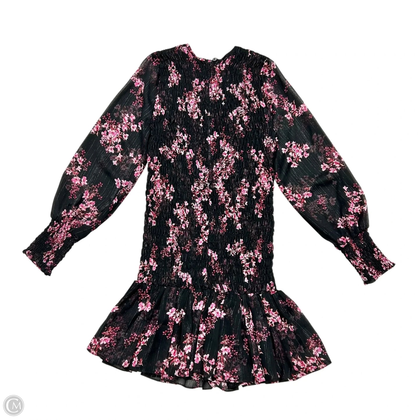Dress Designer By Misa In Black & Pink, Size: Xs