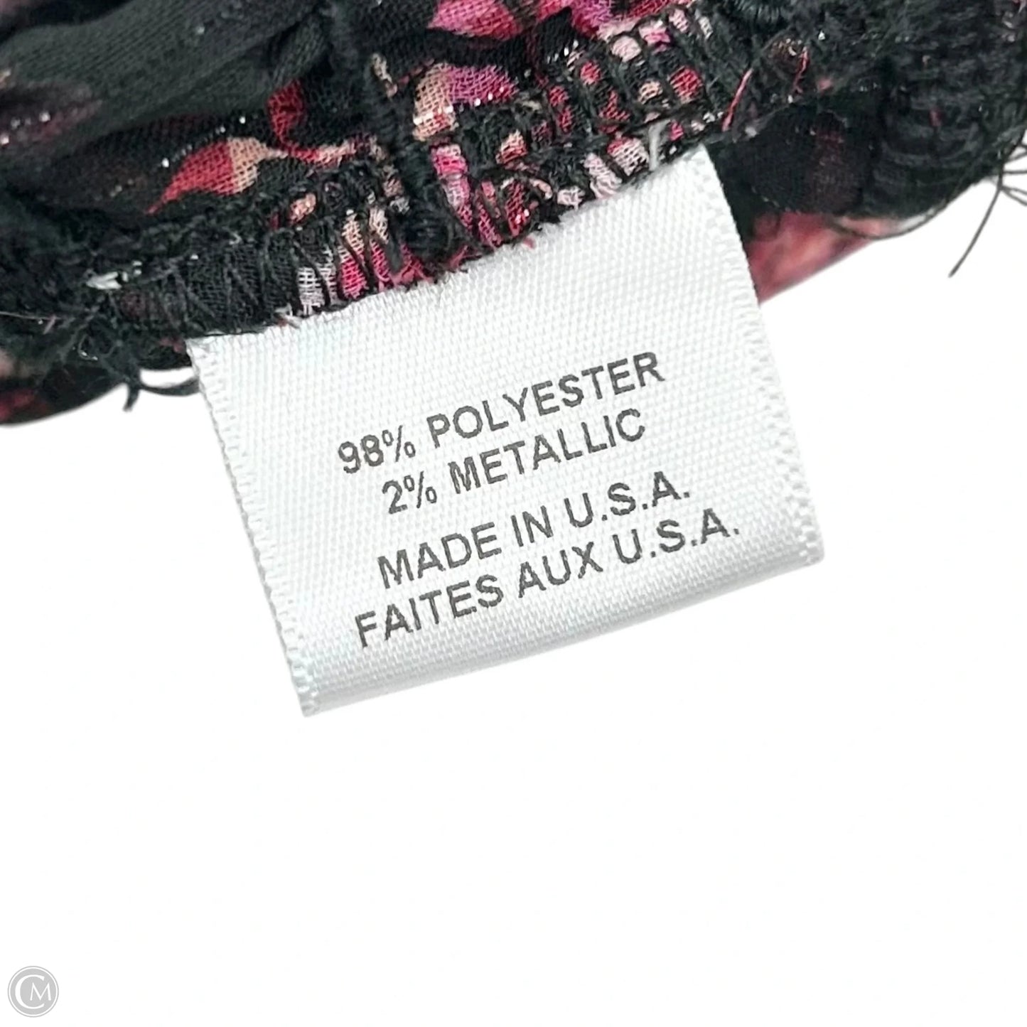 Dress Designer By Misa In Black & Pink, Size: Xs